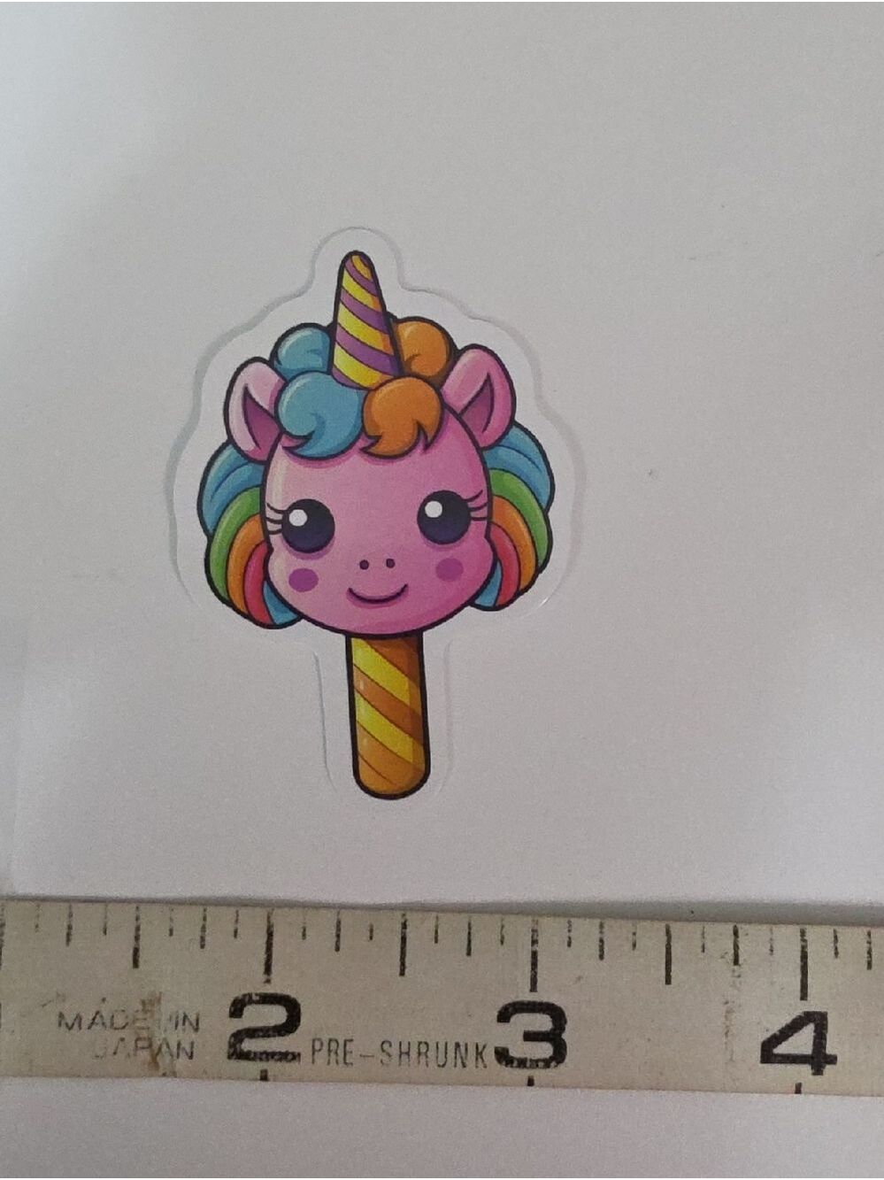 Cute Rainbow Unicorn & Star Sticker Set - Lot Of Ten - Picture 5 of 11